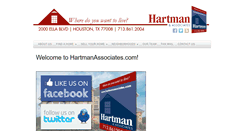 Desktop Screenshot of hartmanassociates.com